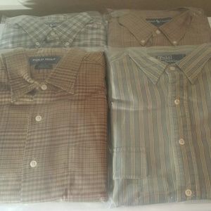 Button-down Ralph Lauren long sleeve men's shirts